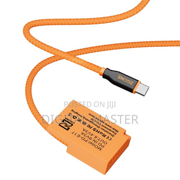 Zgcine Usb-c Pd To Lpe17 For Canon Dummy Battery Cable photo 5