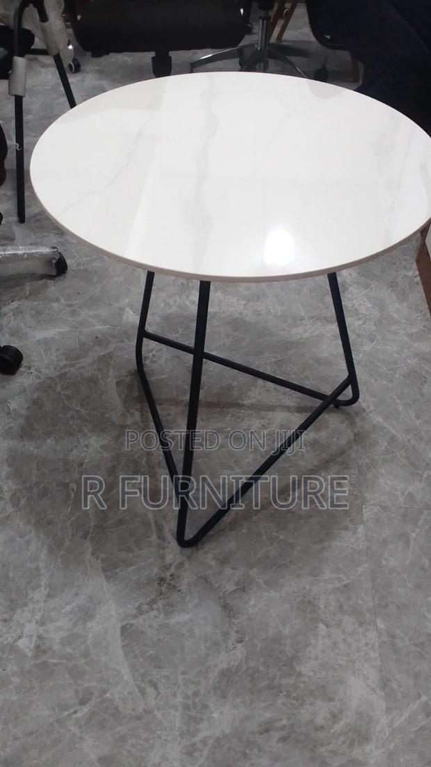 Coffee Table With Metal Black Legs
