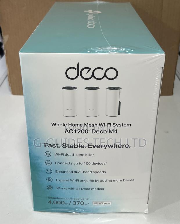 Tp-link Deco M4 Ac1200 Whole Home Mesh Wi-fi System 3-pack photo 2