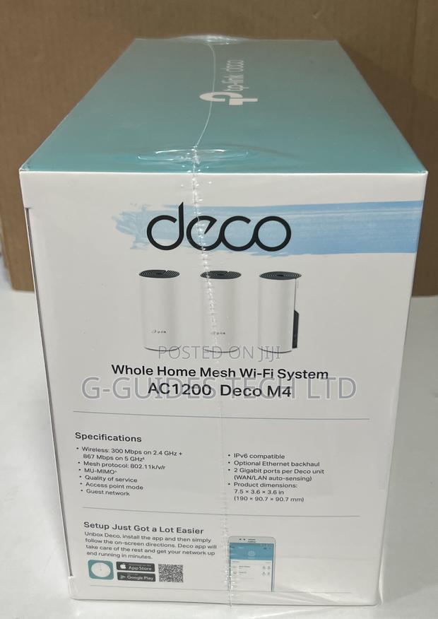 Tp-link Deco M4 Ac1200 Whole Home Mesh Wi-fi System 3-pack photo 4