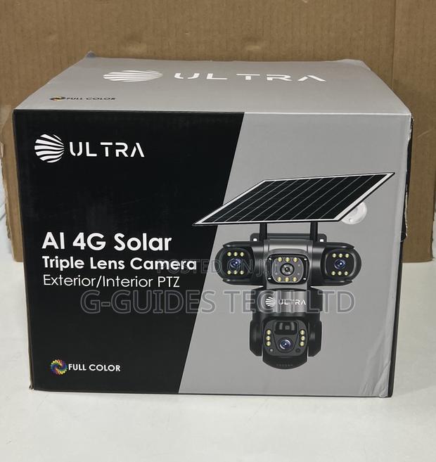 Ultra Ai 4g Solar Triple Lens Camera 6mp, Ultra 4g Solar Camera 3-Lens photo 2