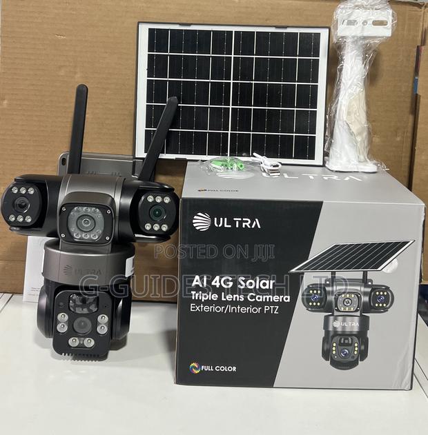 Ultra Ai 4g Solar Triple Lens Camera 6mp, Ultra 4g Solar Camera 3-Lens photo 4