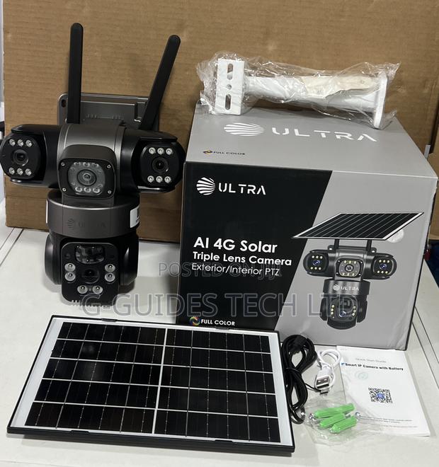 Ultra Ai 4g Solar Triple Lens Camera 6mp, Ultra 4g Solar Camera 3-Lens photo 5