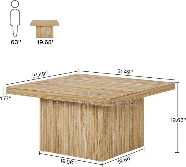 Center Table (Square Fluted) photo 3