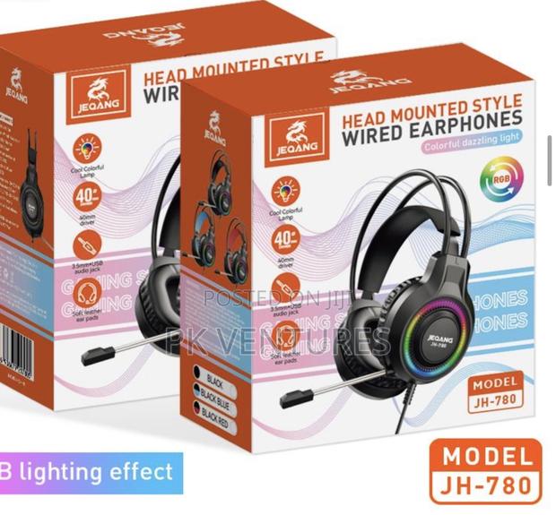 RGB Headphones With Usb and 3.5port photo 2