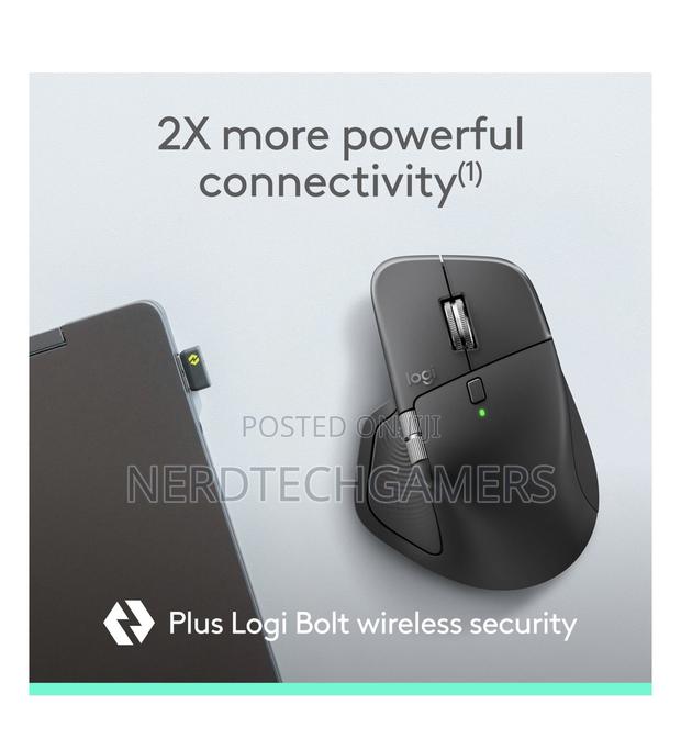 Logitech Mx Master 4 Wireless Mouse for Business (Graphite) photo 4