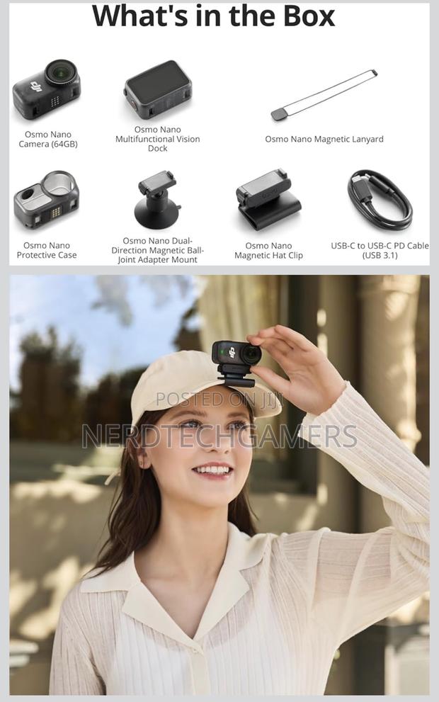 Dji Osmo Nano Standard Combo (128gb) - Small /60fps Vlogging Camera photo 6