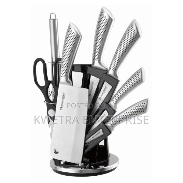 8 PCS Knife Set Rb-008d - Silver