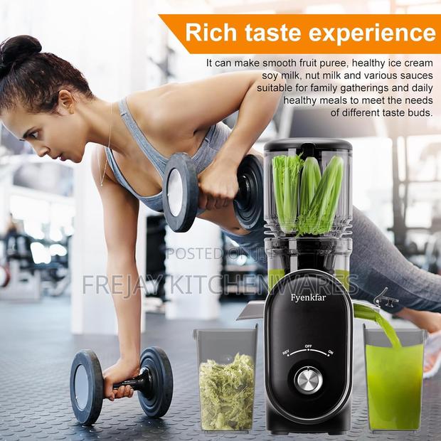 Fyenkar Cold Press Juicer, 300w, 5.3" Large Feed Chute, 1.5l photo 3