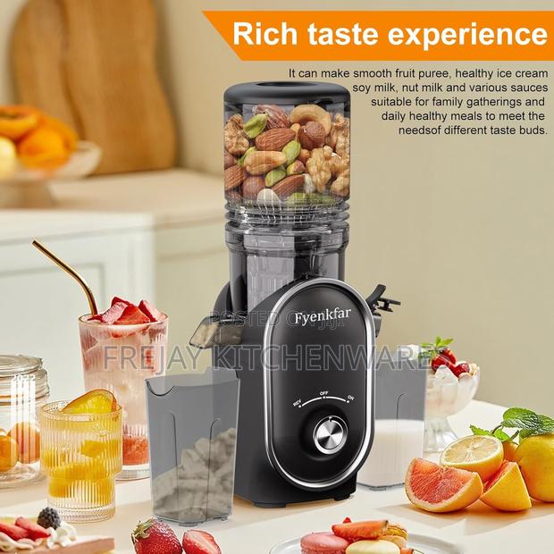 Fyenkar Cold Press Juicer, 300w, 5.3" Large Feed Chute, 1.5l photo 4