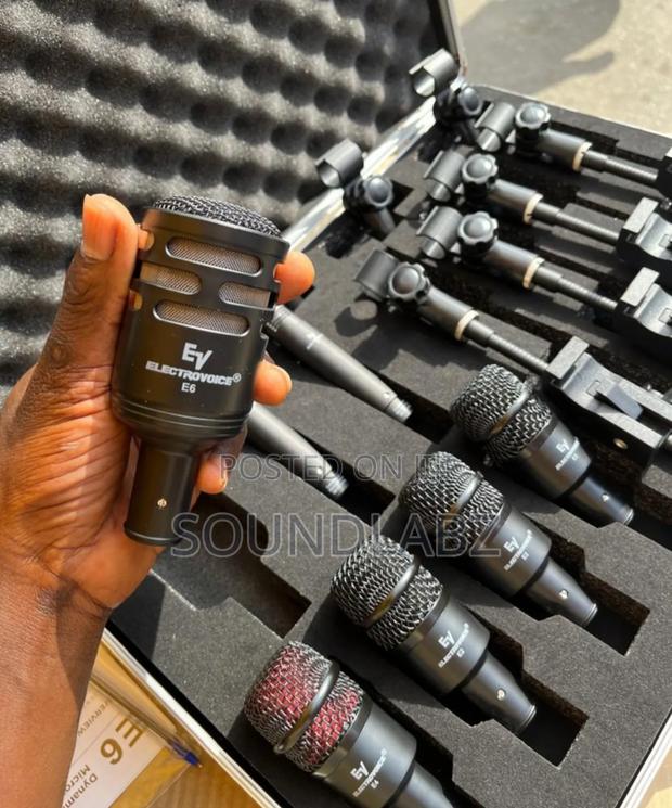 Electro-Voice E6 Drum Microphone Kit; It Is a 7-Piece Set · Photo 2