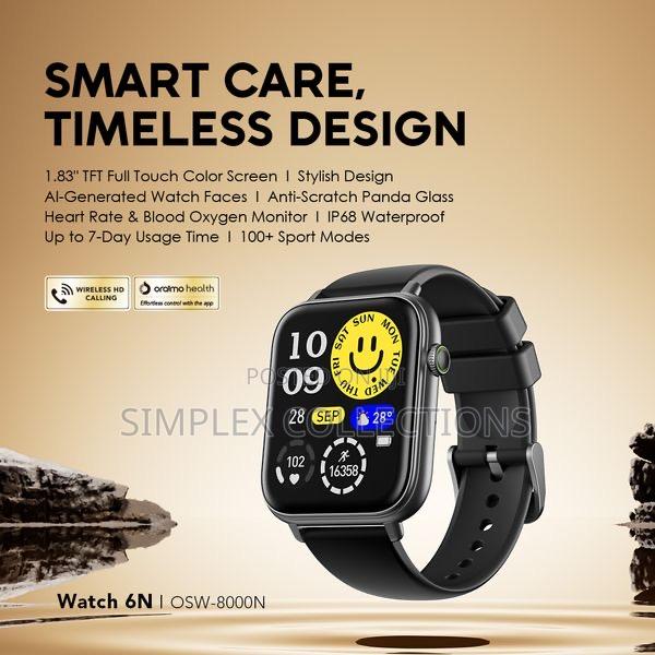 Oraimo Watch 6n 1.83'' Full Touch Color Screen Smart Watch photo 2