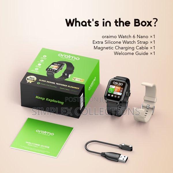 Oraimo Watch 6 Nano 1.52" TFT Full Touch Smart Watch photo 8