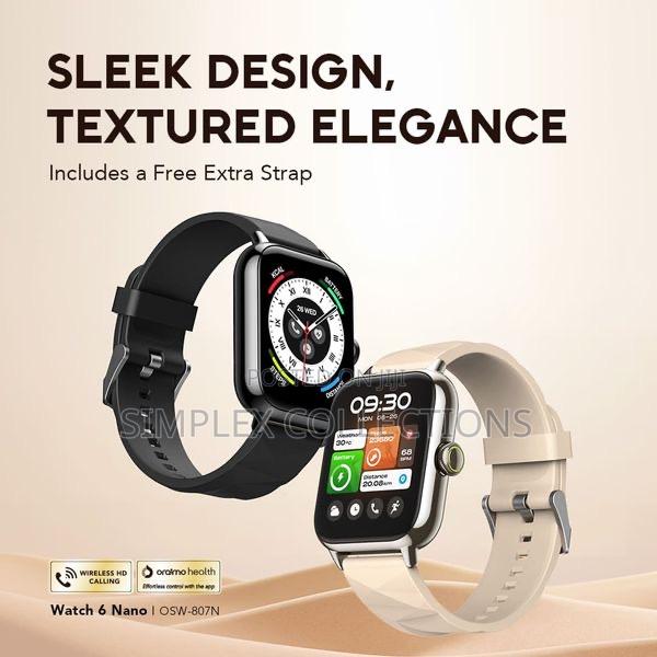 Oraimo Watch 6 Nano 1.52" TFT Full Touch Smart Watch photo 5