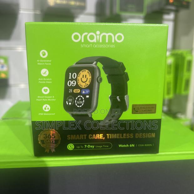 Oraimo Watch 6n 1.83'' Full Touch Color Screen Smart Watch
