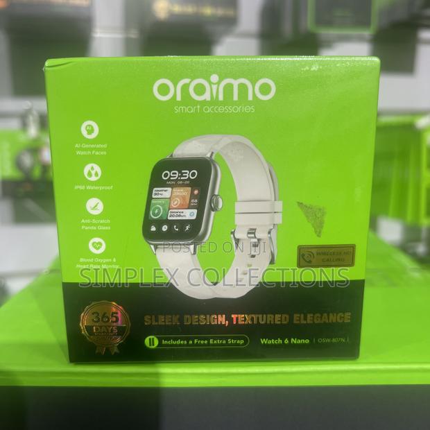 Oraimo Watch 6 Nano 1.52" TFT Full Touch Smart Watch photo 2