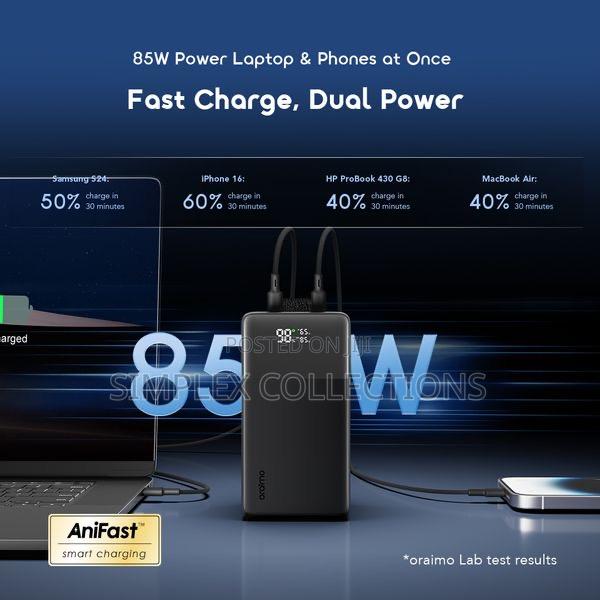 Oraimo Powerjet 501 50000mah 85w Fast Power Banks for Laptops photo 4