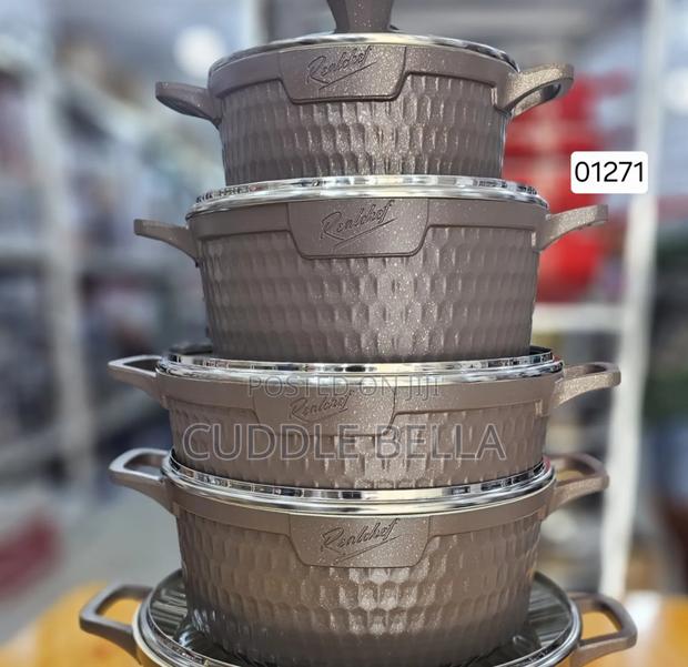01271 - Realchef 5set Cookware Brick Design