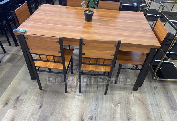 Wooden 6seater Dining Table With Chairs · Photo 4
