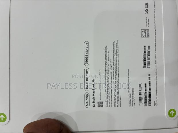 New Laptop Apple MacBook Air 2025 M4 13-Inch 16GB Apple M4 SSD 256GB photo 4