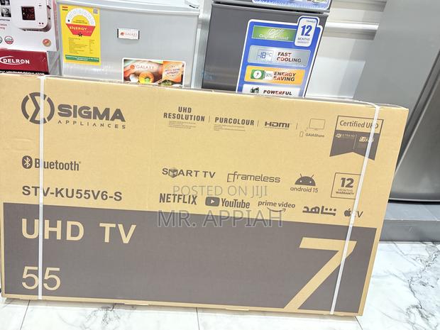 Buy Finest Sigma 55” Uhd Smart Android Digital Frameless Tv photo 2