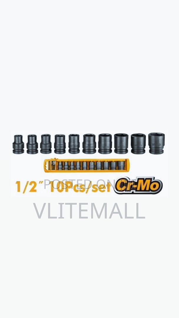 10 PCS 1/2"Dr. Impact Socket Set Hkissd12101 · Photo 2