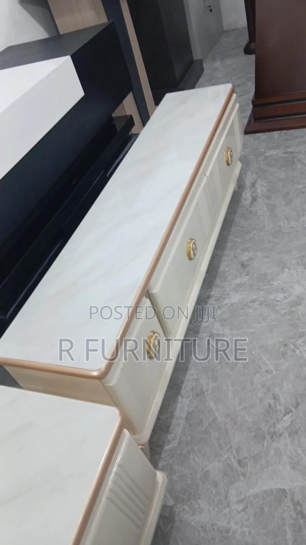Tv Stand and Center Table Stands in Burberry Tissue Print photo 2