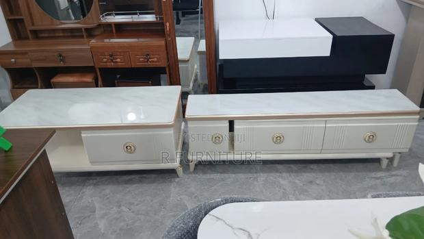 Tv Stand and Center Table Stands in Burberry Tissue Print photo 3