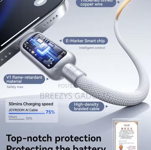 Joyroom 100w Usb C Cable Automatic Power Off photo 7