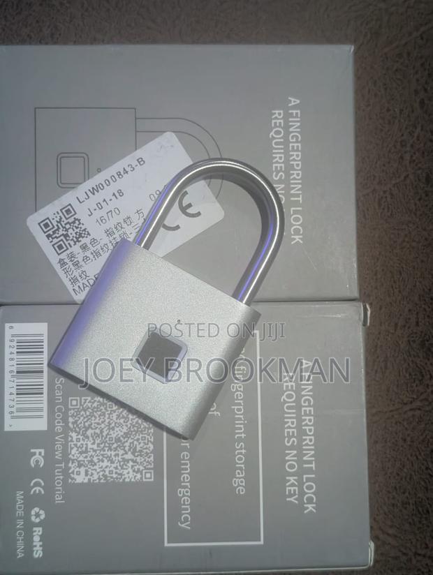 Keyless Usb Rechargeable Fingerprint Lock Smart Home Padlock