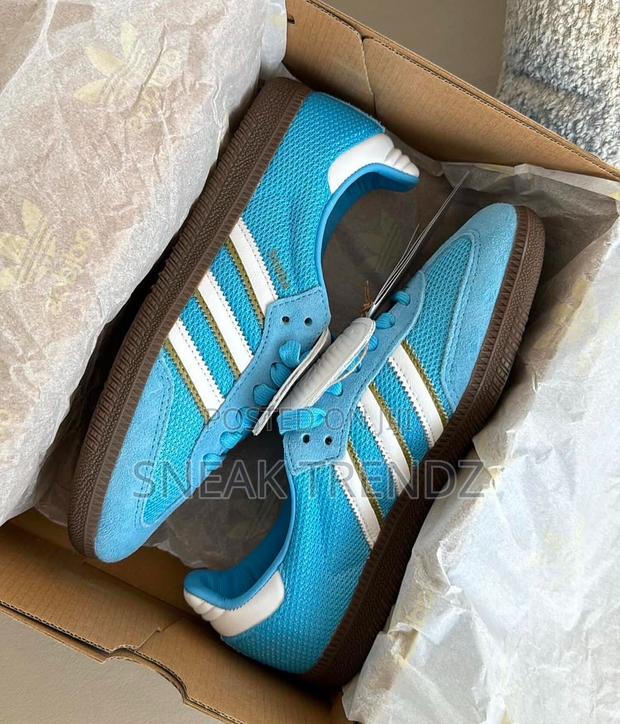 Adidas Samba Og Sea Blue N White · Photo 4