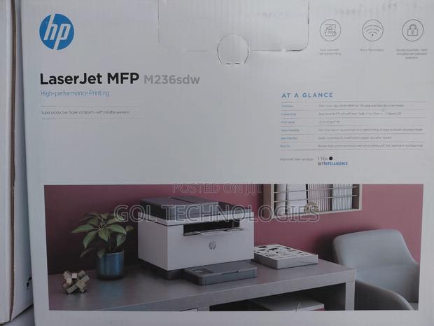 Hp Laserjet MFP M236sdw Printer Print, Copy, Scan and Fax, Adf, Duplex · Photo 3