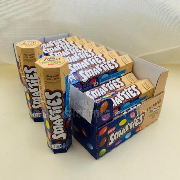 Smarties Milk Chocolate Tube 24pcs 38g photo 2
