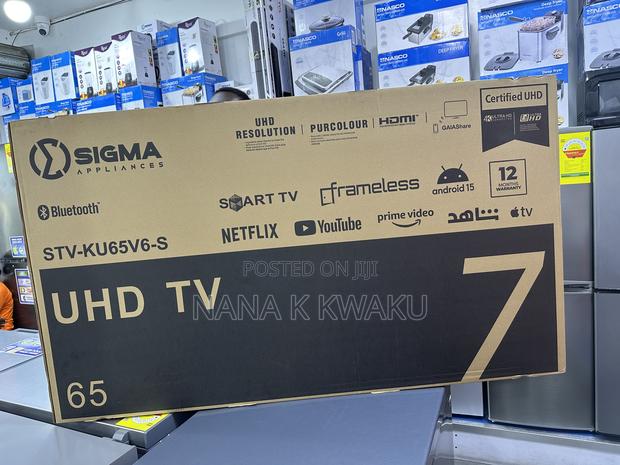 Sigma 65inches Uhd Smart Tv
