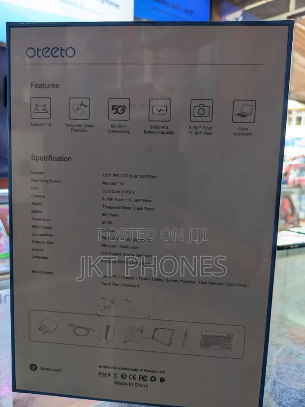 New Oteeto Tab 5 Travel Mate 512 GB Silver photo 2