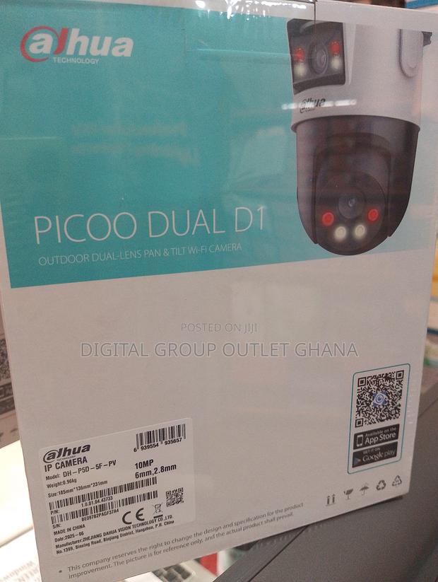 Picoo Dual D1 Wi-Fi Camera - (5mp+5mp)10mp photo 2