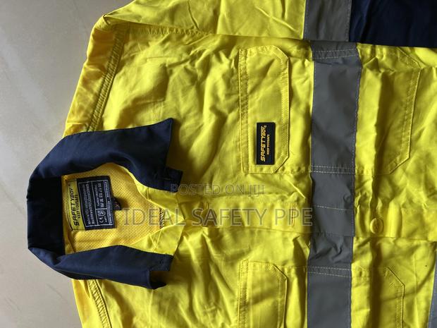 Reflective Work Shirt Or High-visibility Safety Shirt photo 2