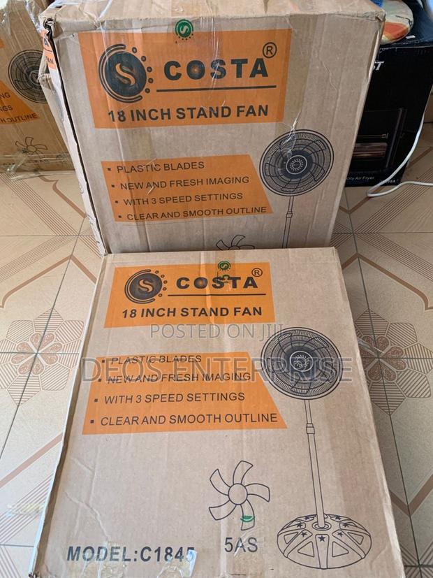 Costa Quality High Speed 18 Inch Standing Fan for Household