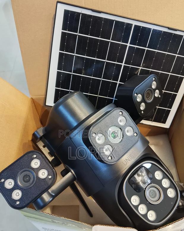 Solar 4g Camera 3 Lens PTZ Eseecloud App 2way Audio Ai Human Detector photo 2