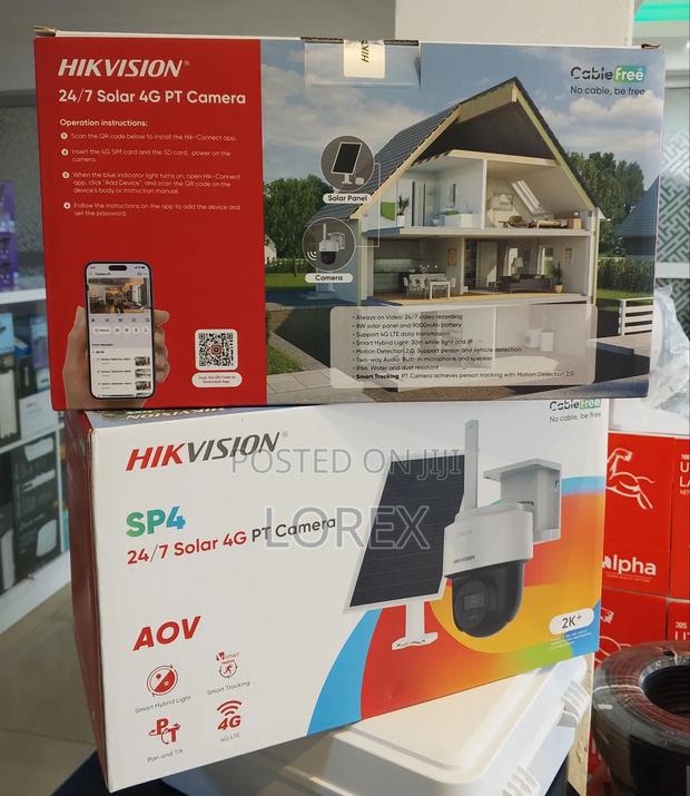 Hikvision Solar 4g Camera Single Lens Motion Detection 2.0 2cfsp4/4g photo 2