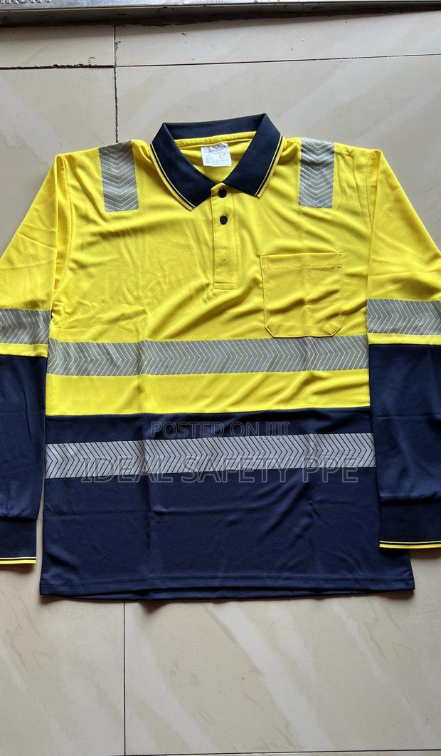 Reflective Work Shirt Long-sleeve Safety Shirt photo 3