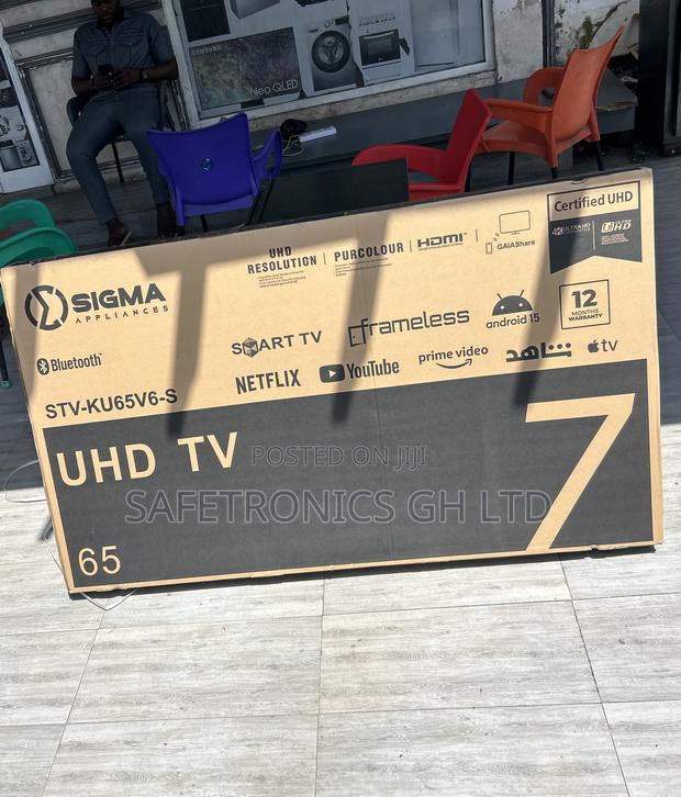 Smart Led Sigma 65 Inch Clear Frameless Digital Satellite Tv · Photo 4