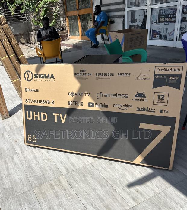 Smart Led Sigma 65 Inch Clear Frameless Digital Satellite Tv · Photo 3