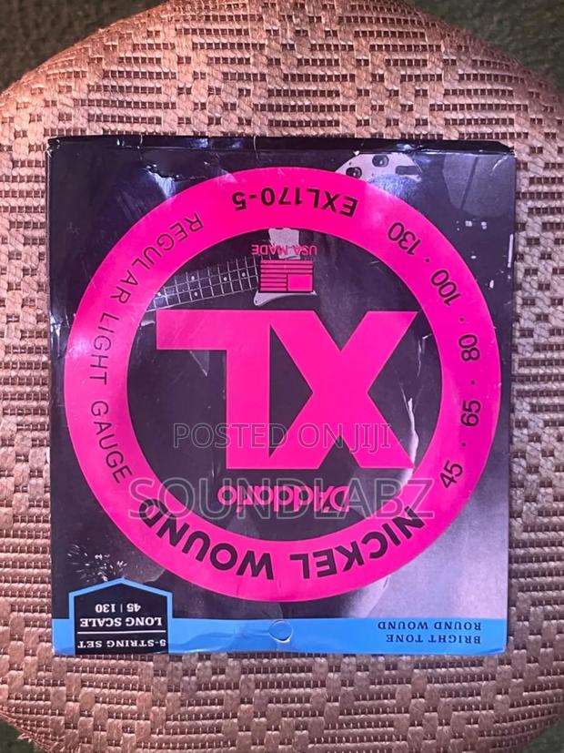 D'addario Xl Nickel Wound 5-string Bass Guitar Strings. · Photo 3