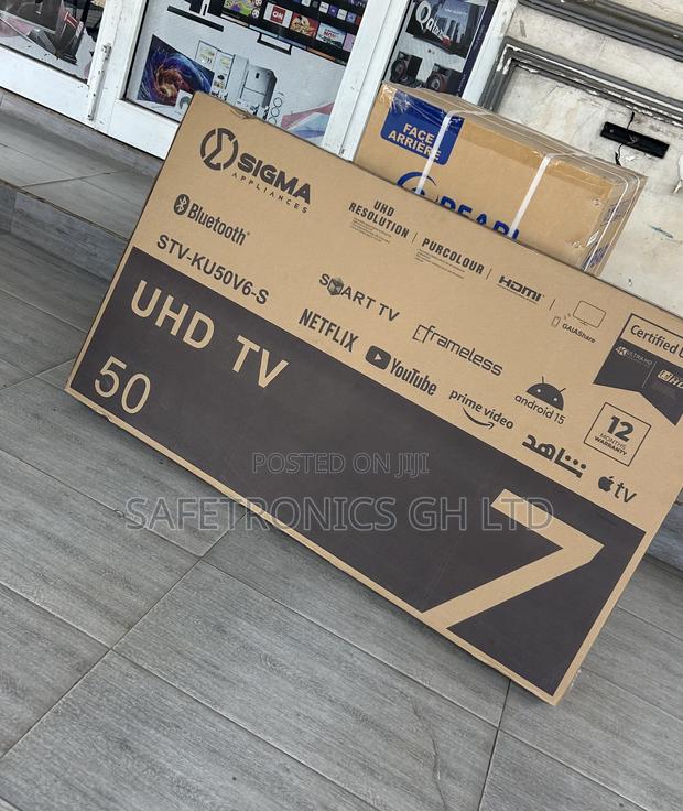Order Clear 50 Inch Smart Sigma Led Satellite Digital Frameless Tv · Photo 3