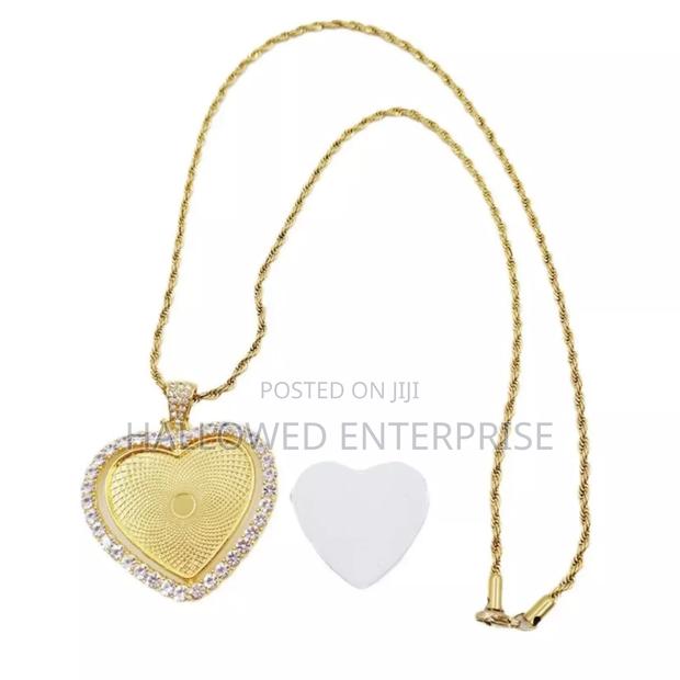 Heart Bling Double Side Rotating Necklace photo 5