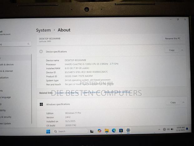 Laptop Dell Latitude 3490 8GB Intel Core I5 SSD 256GB photo 2