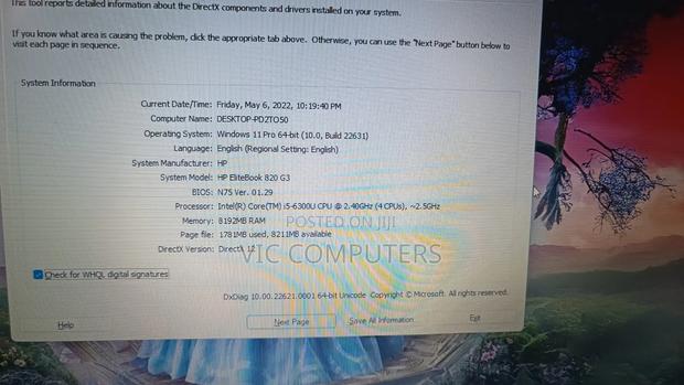 Laptop HP EliteBook 820 G3 8GB Intel Core I5 HDD+SSD 256GB photo 9