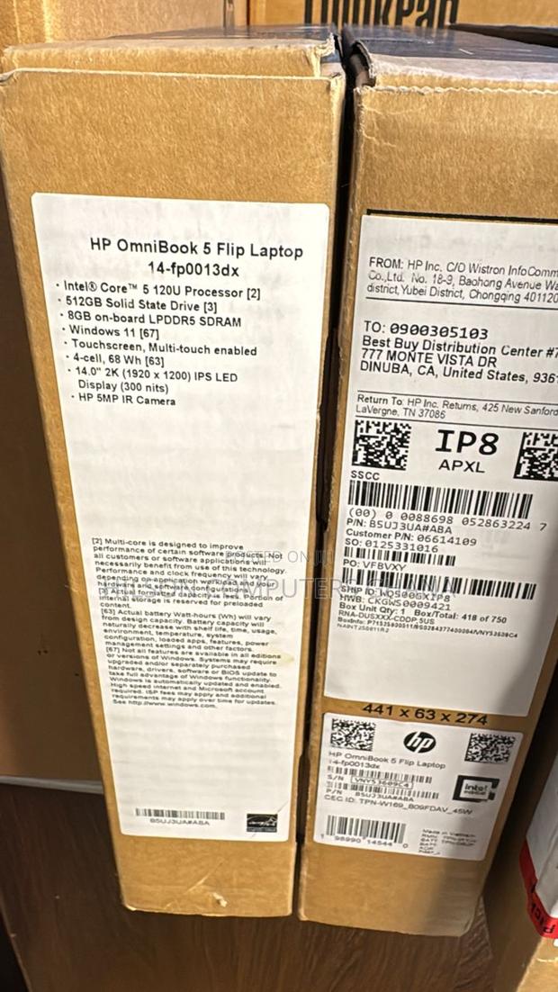 New Laptop HP OmniBook 5 14" 8GB Intel Core 5 SSD 512GB photo 3