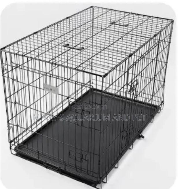 Large 30 Inches Strong Metal Dog and Cat Cage · Photo 2